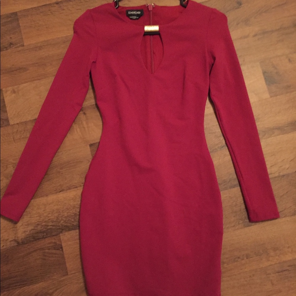 Bebe red dress